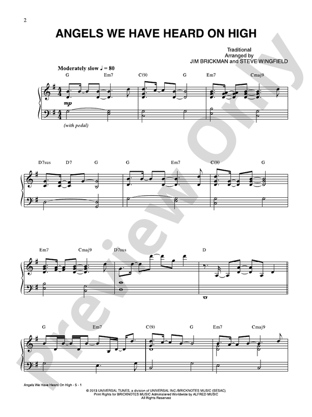 Angels We Have Heard on High - DSM-PS-0015753 - Piano (Digital Download)