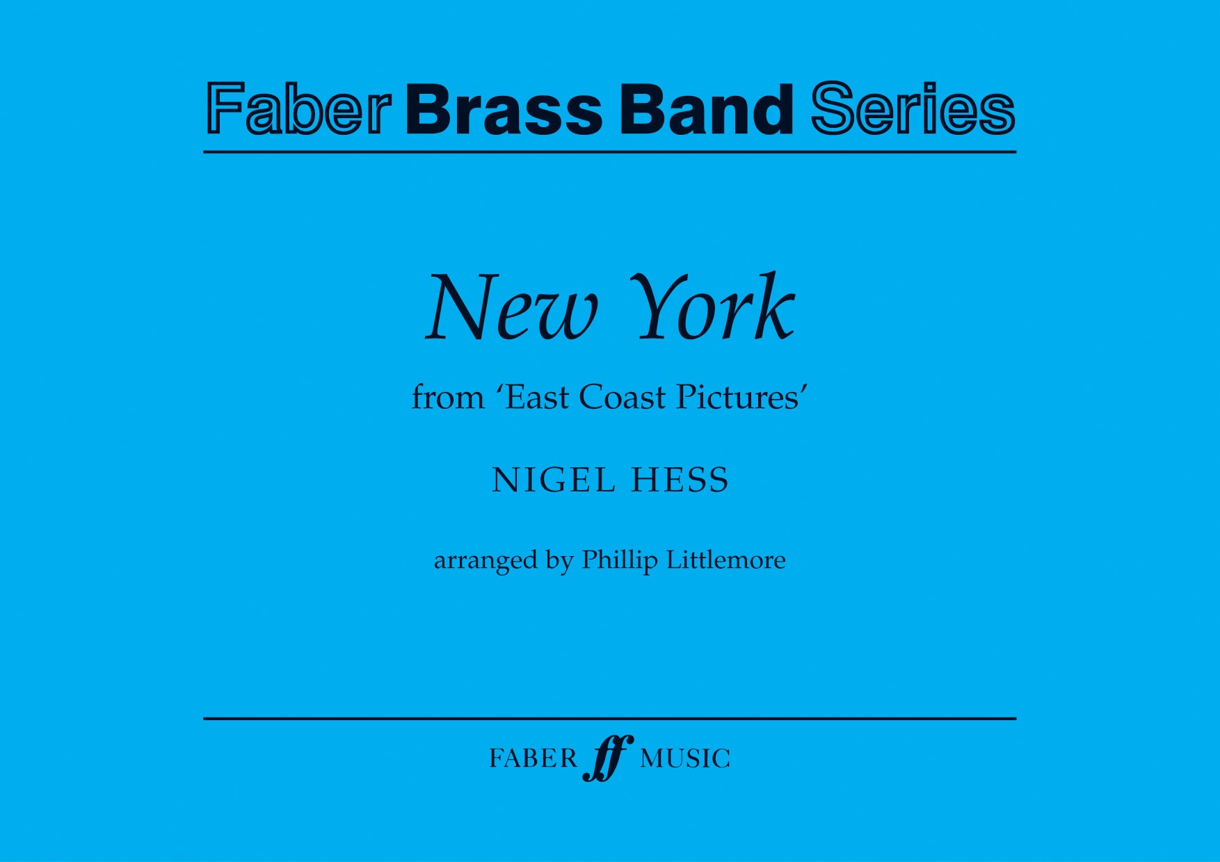 New York (from 'East Coast Pictures') - Euphonium 1 in Bb/Bass Clef Part (Digital Download)