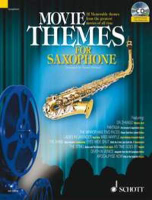 Movie Themes Arr Davies Tenor Saxophone Bk/Cd -