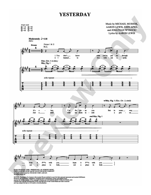 Yesterday - Guitar TAB (Digital Download)