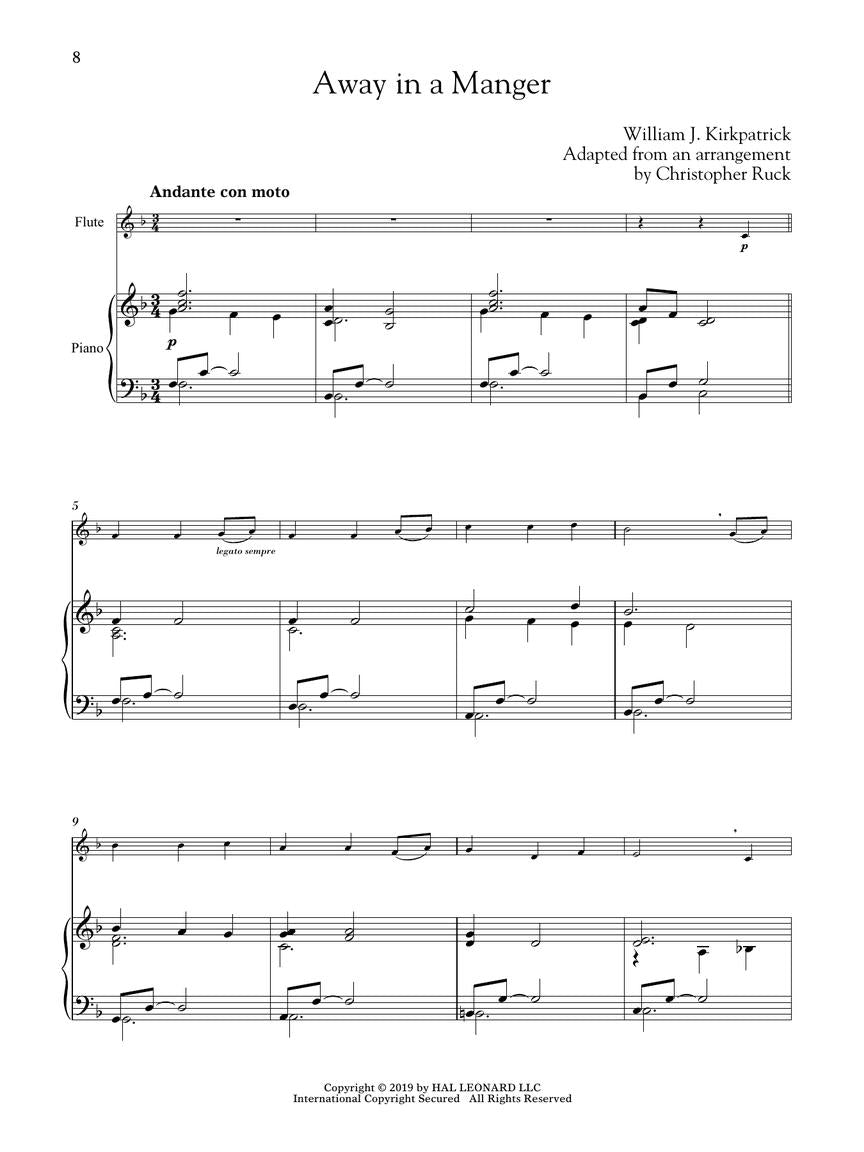 Favorite Christmas Carols for Classical Players - Flute/OLA