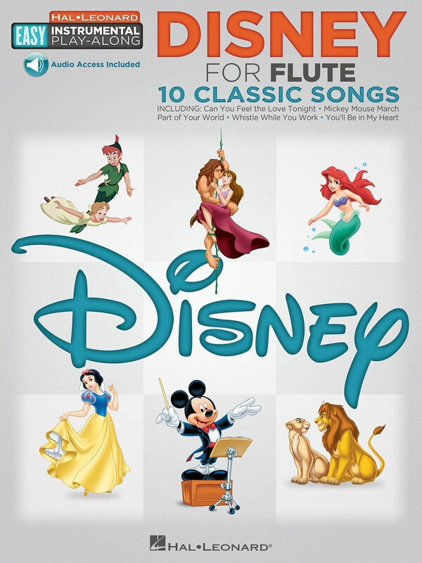 Disney Easy Instrumental Play-Along - Flute/OLA Hal Leonard 122184