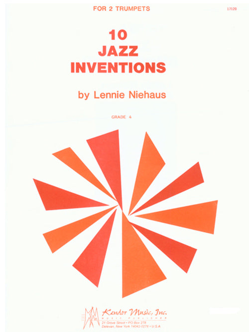 10 Jazz Inventions - Niehaus - Trumpet Kendor Music Trumpet Duet