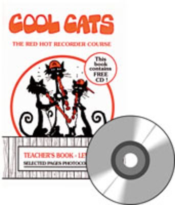 COOL CATS The Red Hot Recorder Course - Level 1 Teacher Book - Jeff Mead - Recorder Bushfire Press /CD