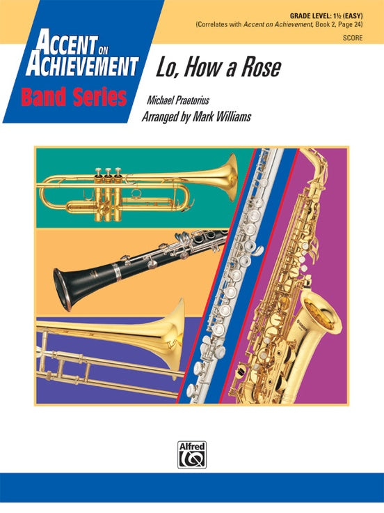 Lo, How a Rose - Concert Band Conductor Score & Parts (Digital Download)