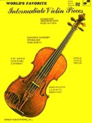 Intermediate Violin Pieces - World's Favorite Series #92 - Various - Violin Ashley Publications Inc.