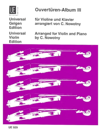 Overture Album III for Violin and Piano