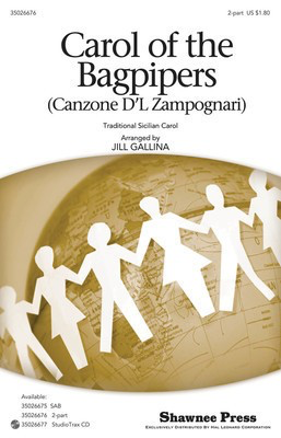 Carol of the Bagpipers - (Canzone D'l Zampognari) - Jill Gallina Shawnee Press StudioTrax CD CD