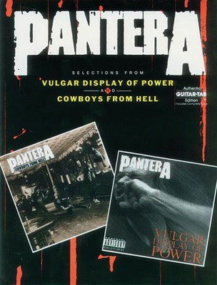Selections from Vulgar Display of Power & Cowboys from Hell - Guitar Alfred Music Guitar TAB with Lyrics & Chords