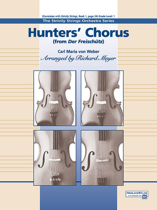 Hunters' Chorus from Der Freischutz – String Orchestra Conductor Score & Parts (Digital Download)