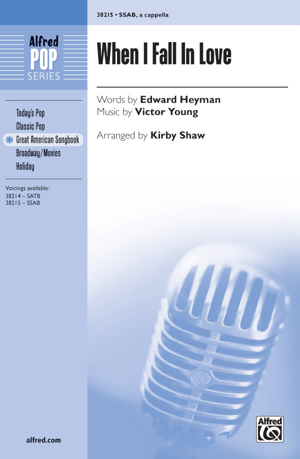 When I Fall in Love SSAB