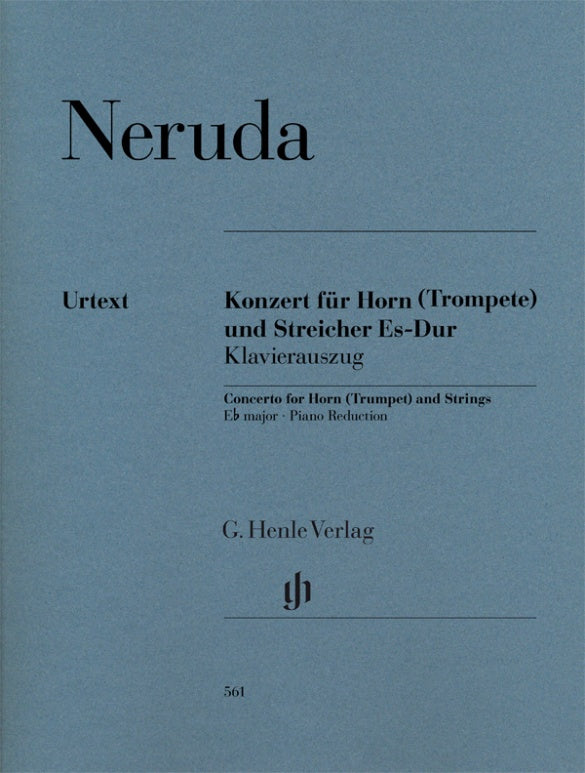 Concerto in Eb Major Trumpet/Piano - Neruda HN561