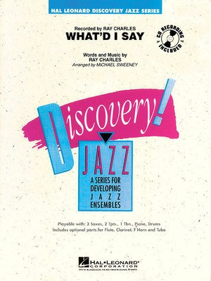 What'd I Say - Ray Charles - Michael Sweeney Hal Leonard Score/Parts/CD
