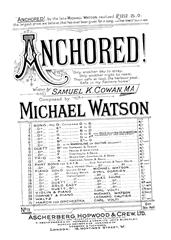 Anchored (G Major) - Vocal Trio (Digital Download)