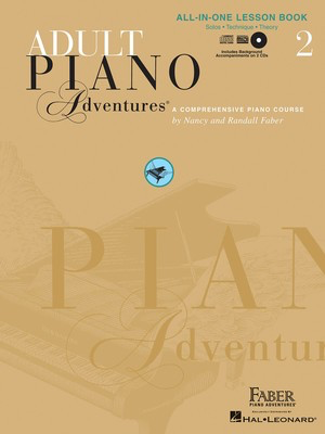 Adult Piano Adventures All-In-One Lesson Book 2 - Piano/CD by Faber/Faber Hal Leonard 420247