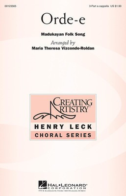 Orde-e - 3-Part Treble Maria Theresa Vizconde-Roldan Hal Leonard