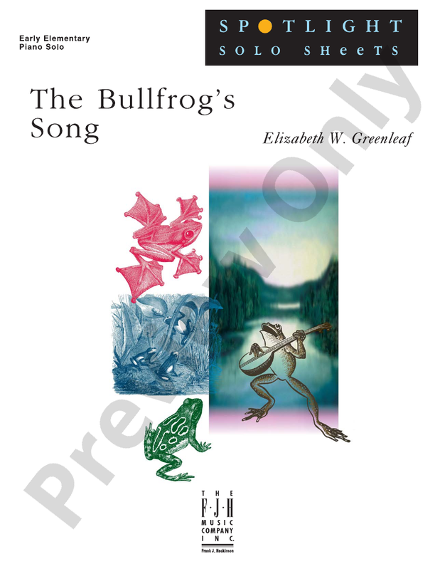 The Bullfrog's Song - Piano (Digital Download)