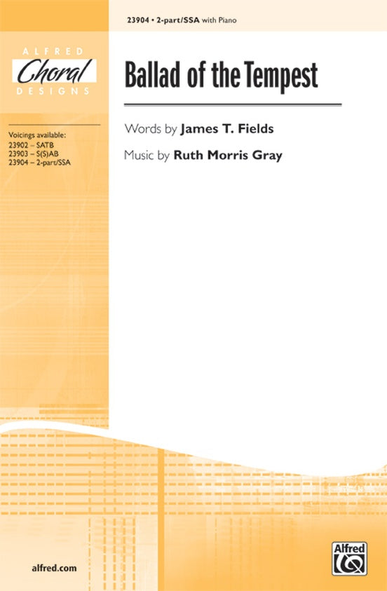 Ballad of the Tempest – 2-Part/SSA Choral Octavo (Digital Download)