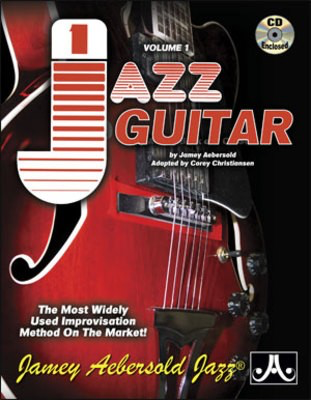 Jazz Guitar - Volume 1 - The Most Widely Used Improvisation Method On The Market - Jamey Aebersold - Guitar Jamey Aebersold Jazz Spiral Bound/CD