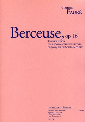 Berceuse Op 16 Arr Sousa Antunes Vc/Gtr -