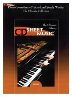 Piano Sonatinas and Standard Study Works - Various - Piano CD Sheet Music CD-ROM