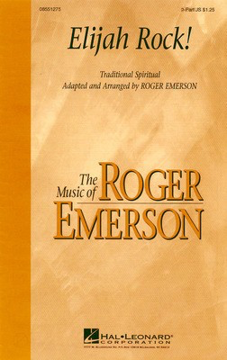 Elijah Rock! - 2-Part Roger Emerson Hal Leonard Choral Score Octavo