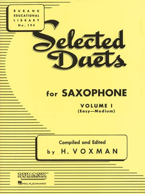 Selected Duets Volume 1 Easy to Medium - Saxophone Duets Rubank 4470960