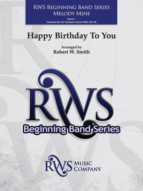 Happy Birthday to You - Concert Band Conductor Score & Parts (Digital Download)