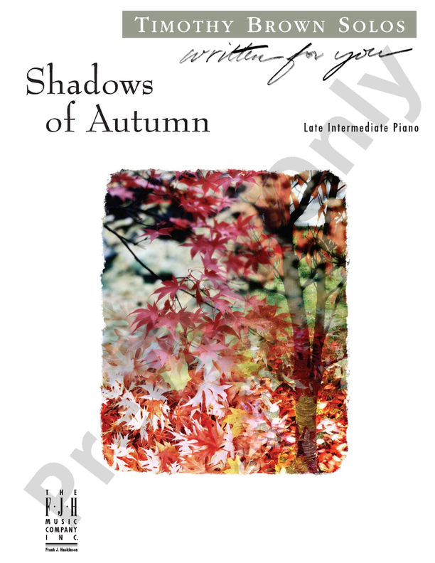 Shadows of Autumn - Piano (Digital Download)