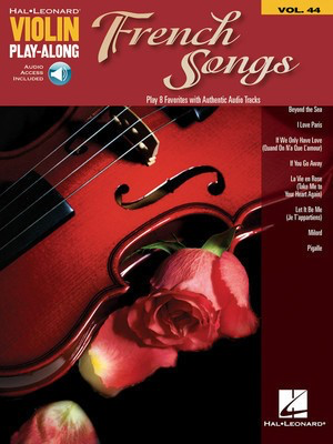 French Songs - Violin Play-Along Volume 44 - Various - Violin Hal Leonard Sftcvr/Online Audio