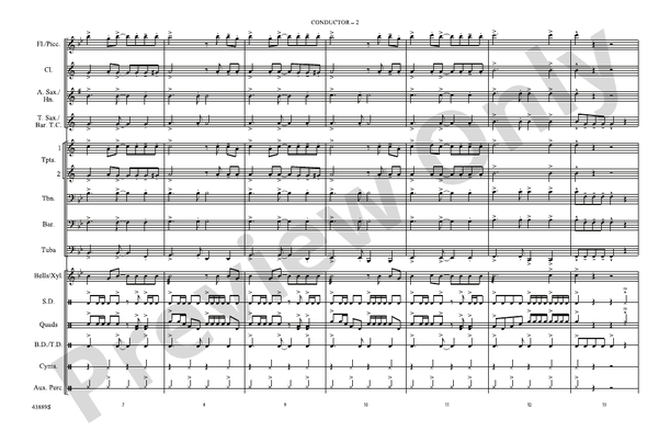 Monster Mash – Marching Band Conductor Score & Parts (Digital Download)