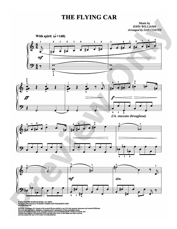 The Flying Car - DSM-PS-0010067 - Easy Piano (Digital Download)