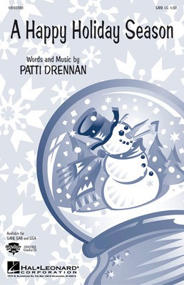 A Happy Holiday Season - Patti Drennan - SSA Hal Leonard Choral Score Octavo