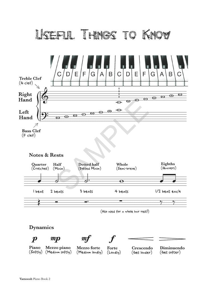 Vamoosh Piano Book 2 - Piano/Audio Access Online by Gregory Vamoosh Music VAM91