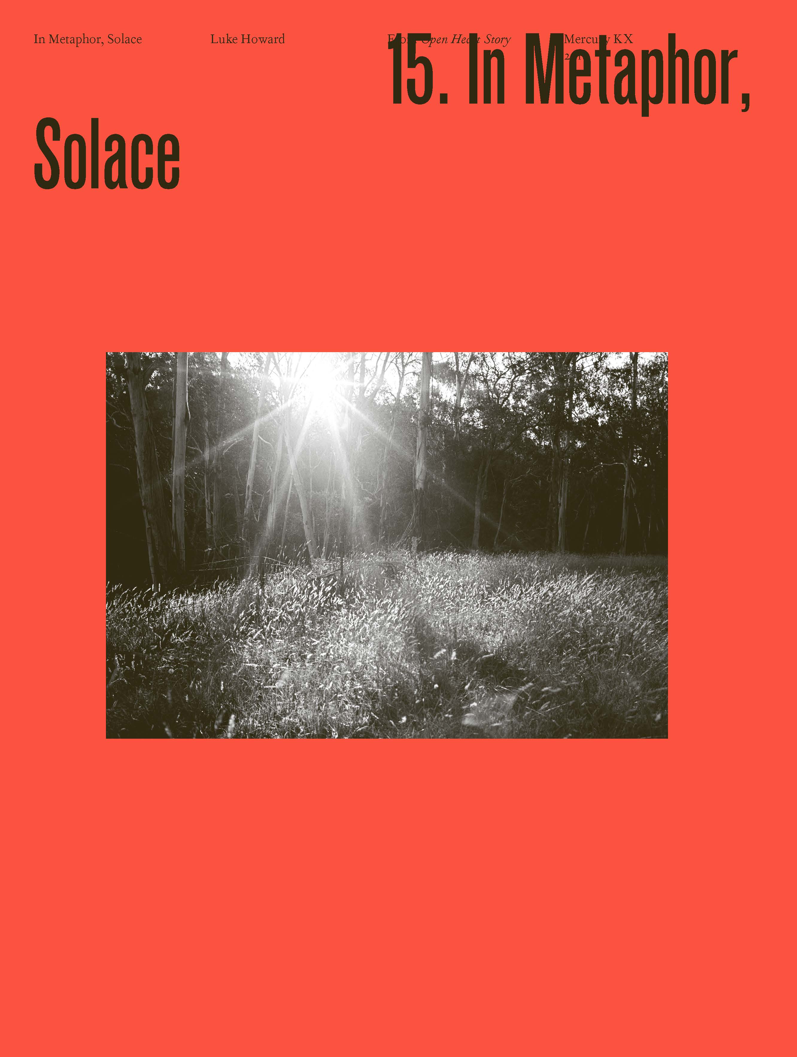 In Metaphor, Solace - Piano Solo (Digital Download)