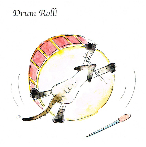 Greeting Card - Drum Roll!