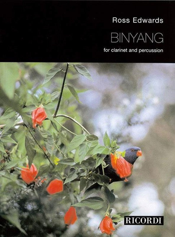 Edwards - Binyang - Clarinet/Percussion Ricordi RICL00002700