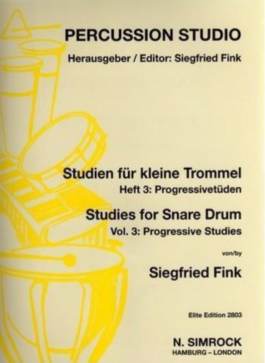 Studies for Timpani Volume 3 - Fink - Simrock M221107671