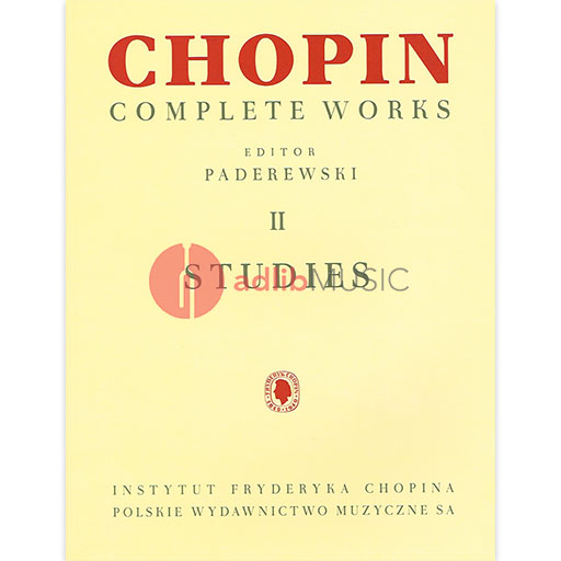 STUDIES PADEREWSKI EDITION FOR PIANO SOLO - CHOPIN - PIANO - PWM