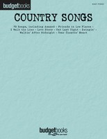 Country Songs - Easy Piano Budget Books - Piano|Vocal Hal Leonard Easy Piano with Lyrics