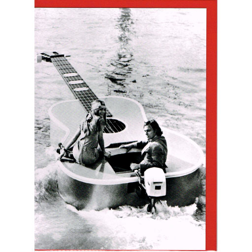 ***WAS $5.95***Greeting Card - Rockin' The Boat 1960s