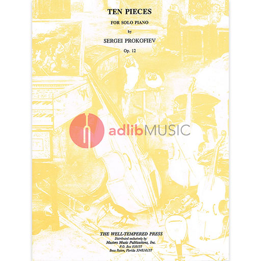 Prokofiev - 10 Pieces Op12 - Piano Solo Well-Tempered WT7307