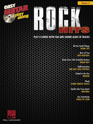 Rock Hits - Easy Guitar Play-Along Volume 3 - Guitar Hal Leonard Easy Guitar TAB /CD