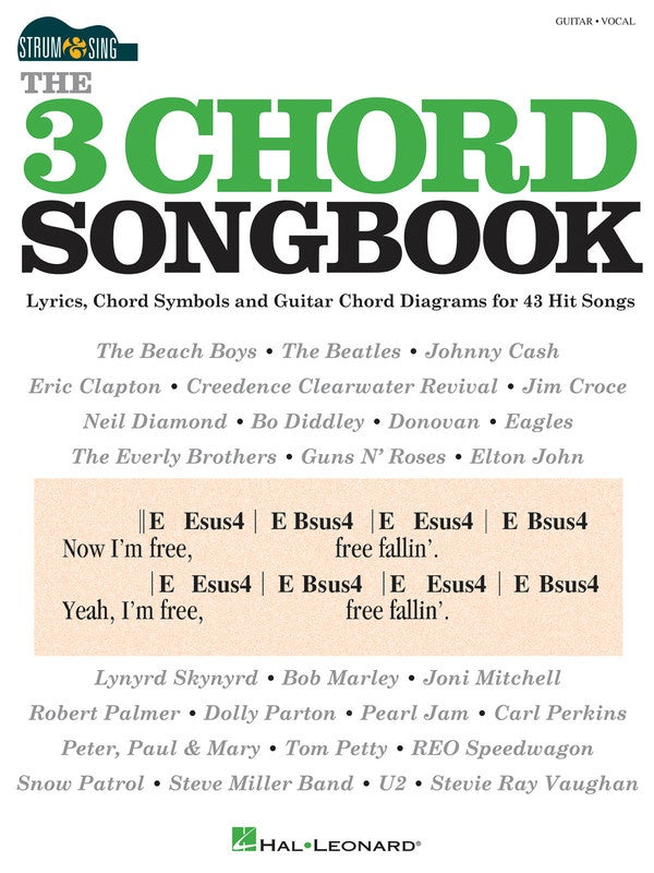 The 3 Chord Songbook - Guitar - Hal Leonard - Various