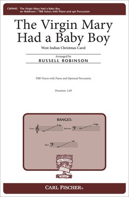 The Virgin Mary Had a Baby Boy - TBB Russell Robinson Carl Fischer Octavo