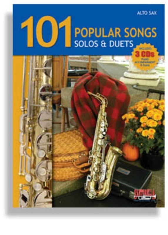 101 Popular Songs for Alto Saxophone Bk/3CD