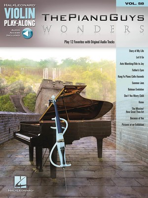 The Piano Guys - Wonders - Violin Play-Along Volume 58 - Hal Leonard Sftcvr/Online Audio