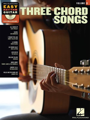 Three Chord Songs - Easy Rhythm Guitar Series Volume 13 - Guitar Hal Leonard Guitar TAB /CD