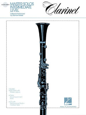 Master Solos Intermediate Level - Clarinet - Book/CD Pack - Various - Clarinet Hal Leonard Clarinet Solo /CD