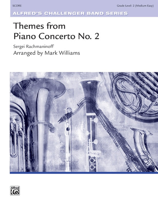 Themes from Piano Concerto No. 2 - Concert Band Conductor Score & Parts (Digital Download)